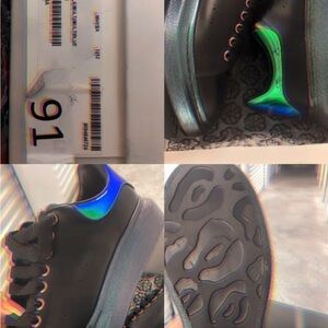 Alexander McQueen iridescent sneakers